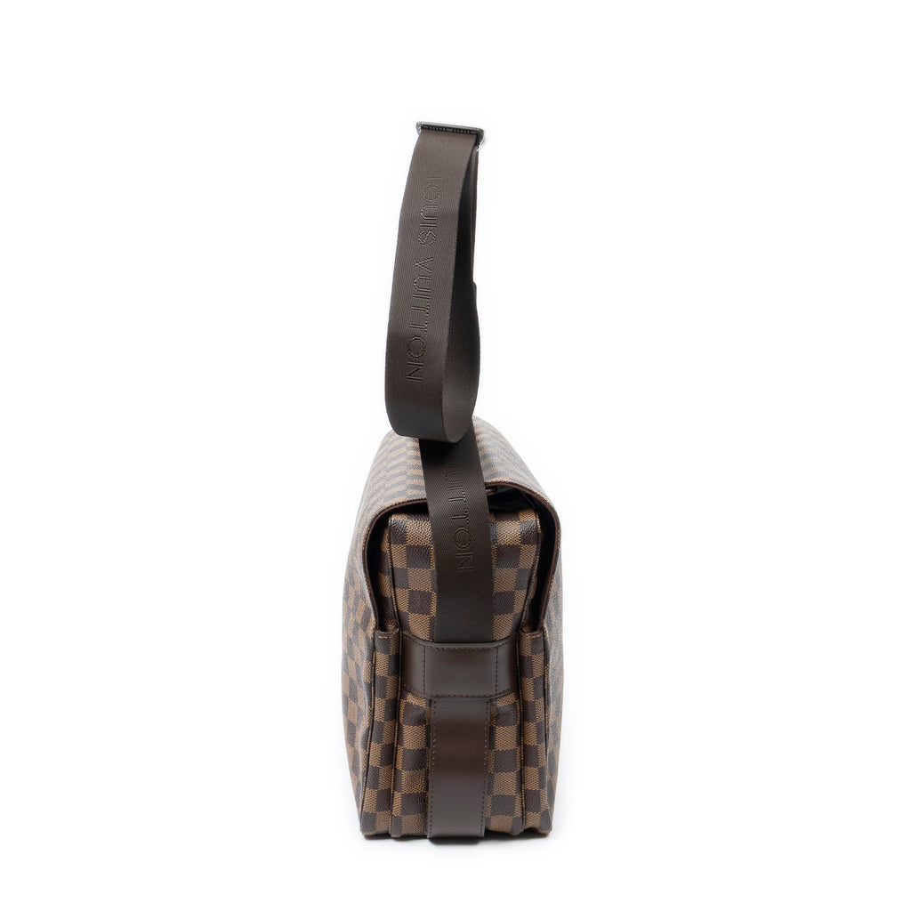 Shoulder Bag Naviglio Brown Damier Ebene