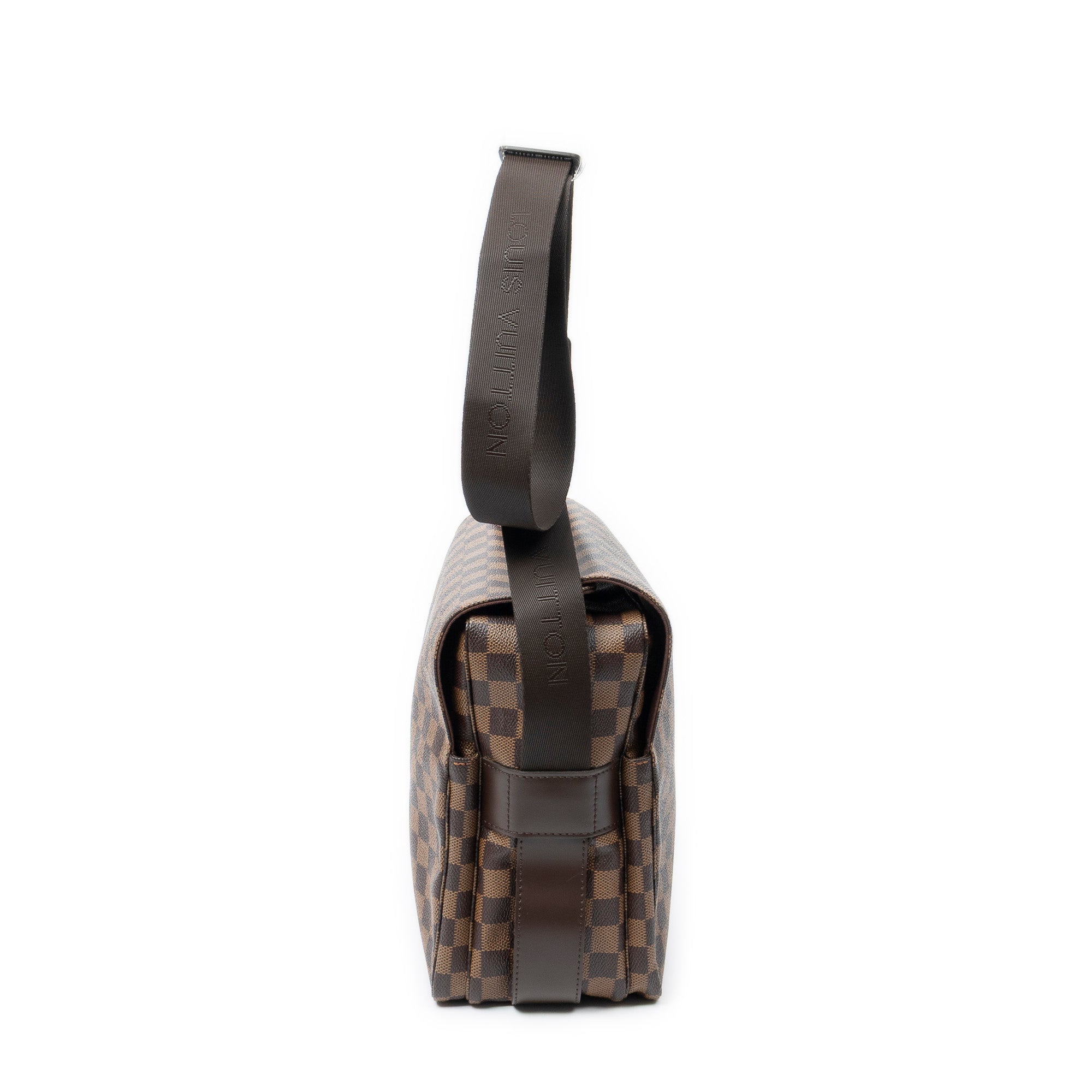 Shoulder Bag Naviglio Brown Damier Ebene