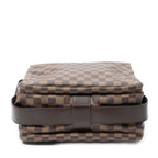 Shoulder Bag Naviglio Brown Damier Ebene