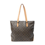 Shoulder Bag Cabas Mezzo Brown Monogram Canvas