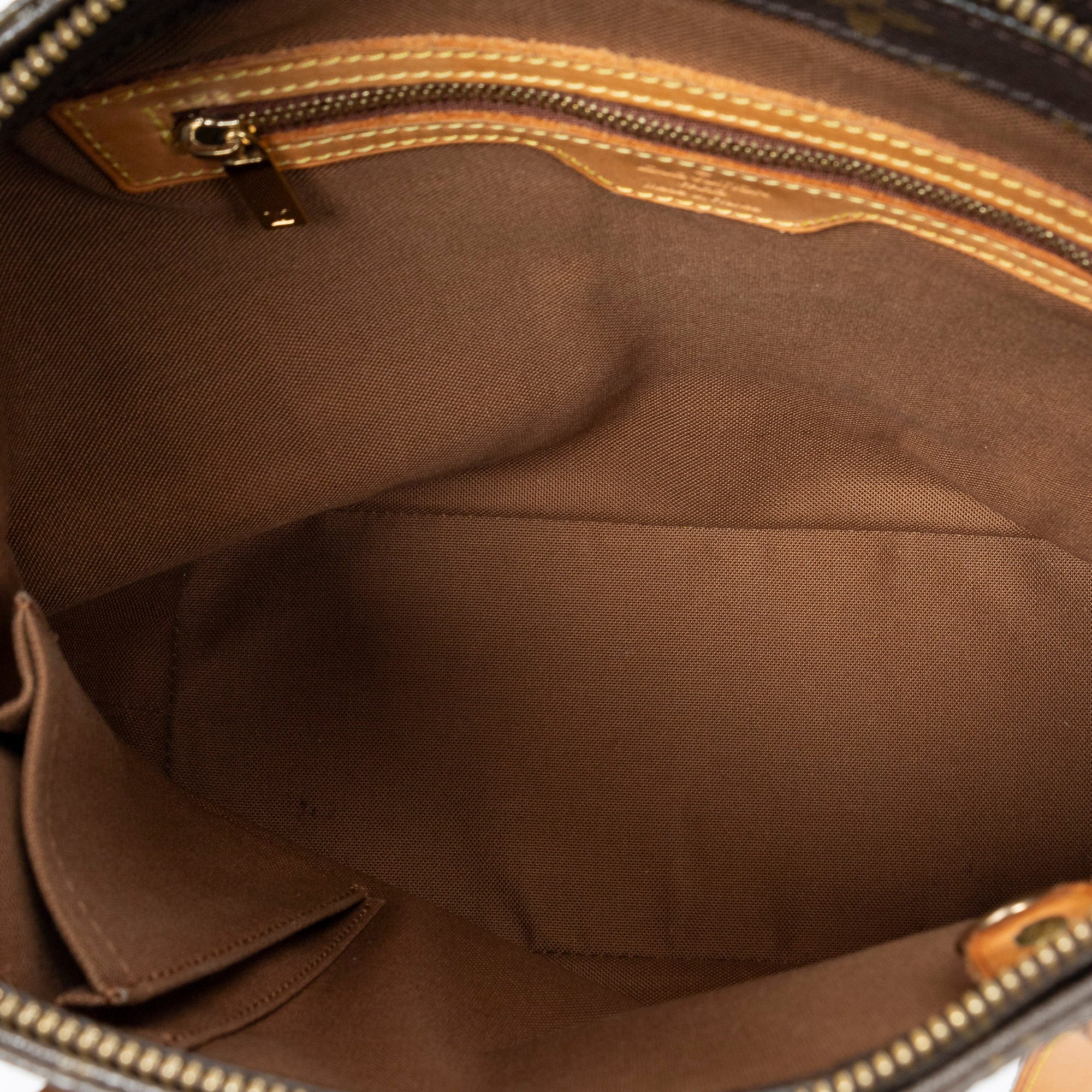Shoulder Bag Cabas Piano Brown Monogram Canvas