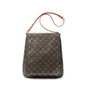Shoulder Bag Musette Brown Monogram Canvas