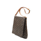 Shoulder Bag Musette Brown Monogram Canvas