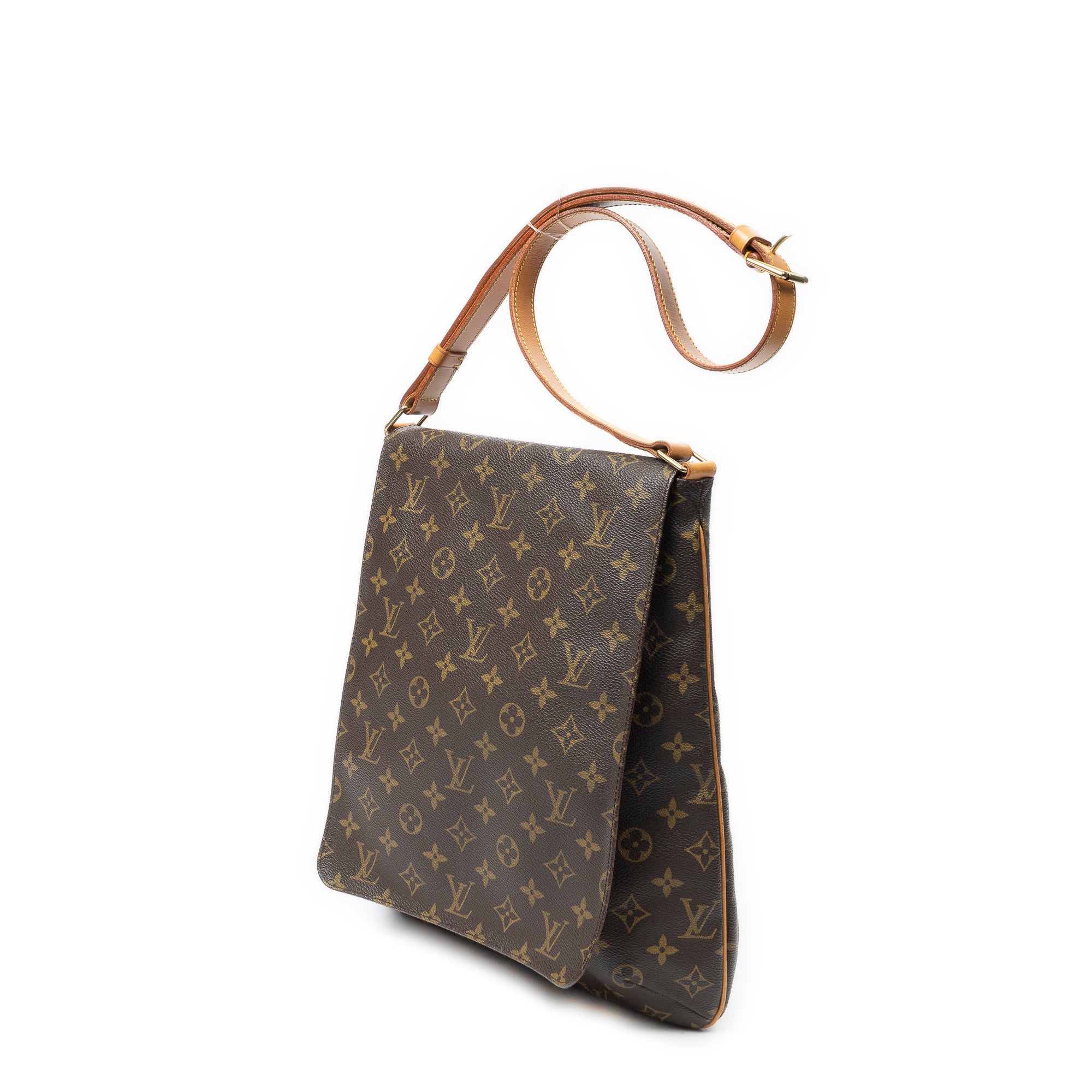 Shoulder Bag Musette Brown Monogram Canvas