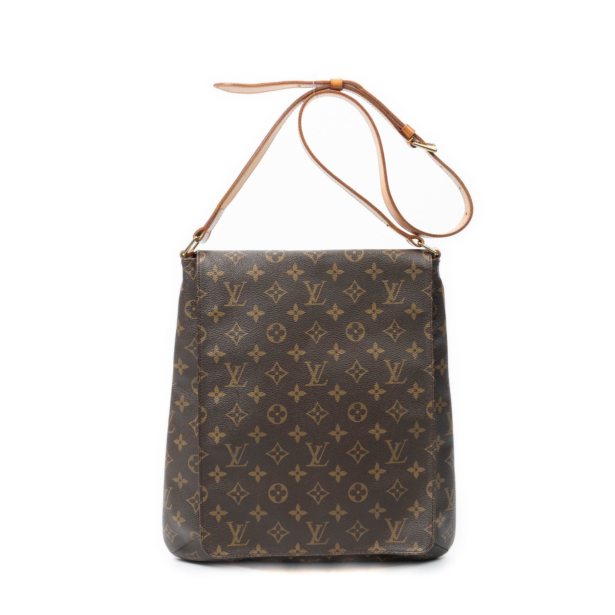 Shoulder Bag Musette Brown Monogram Canvas