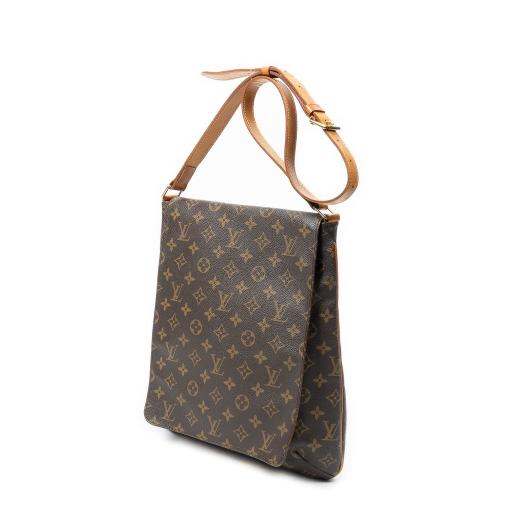 Shoulder Bag Musette Brown Monogram Canvas