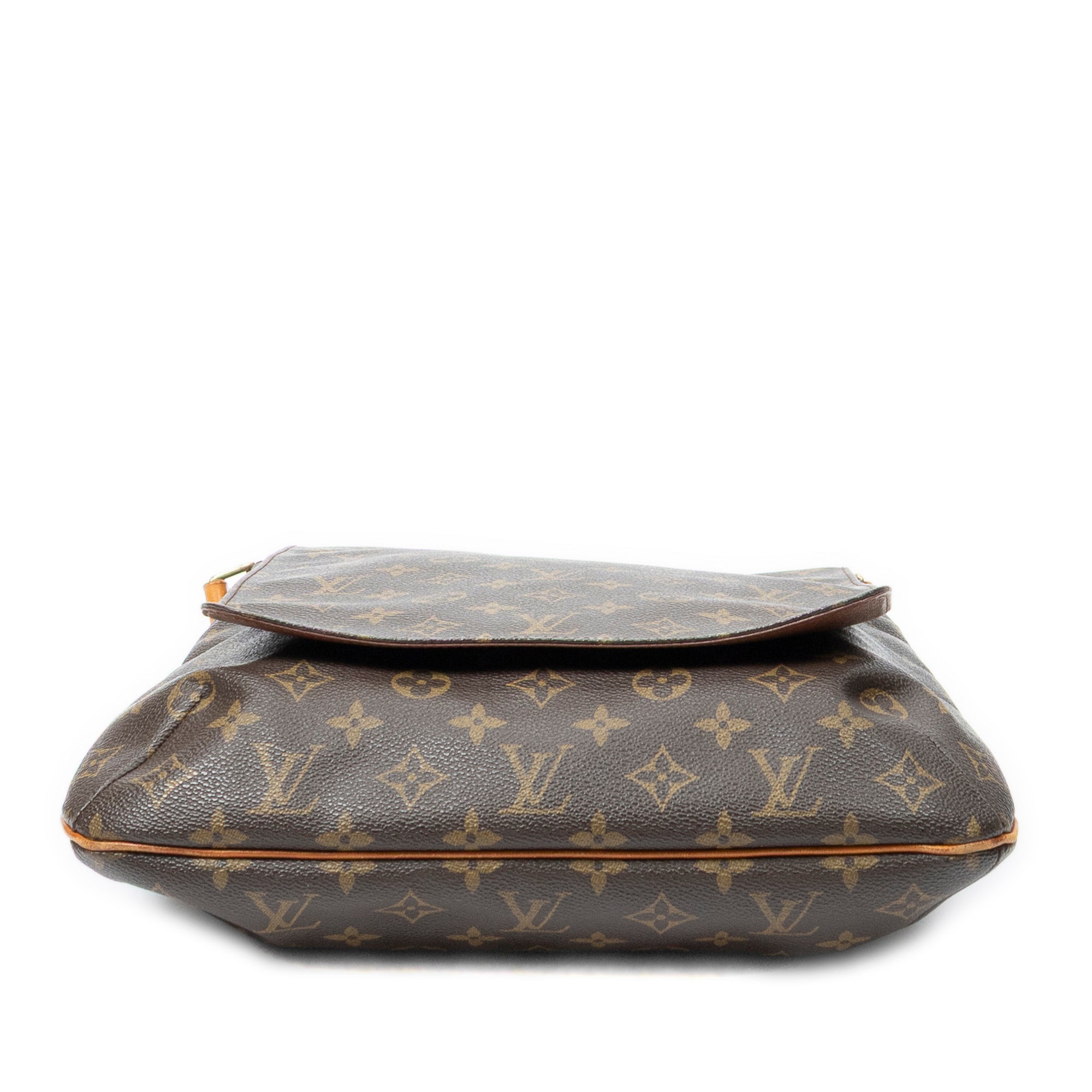 Shoulder Bag Musette Brown Monogram Canvas