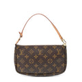 Pouch Pochette Accessoires Brown Monogram Canvas