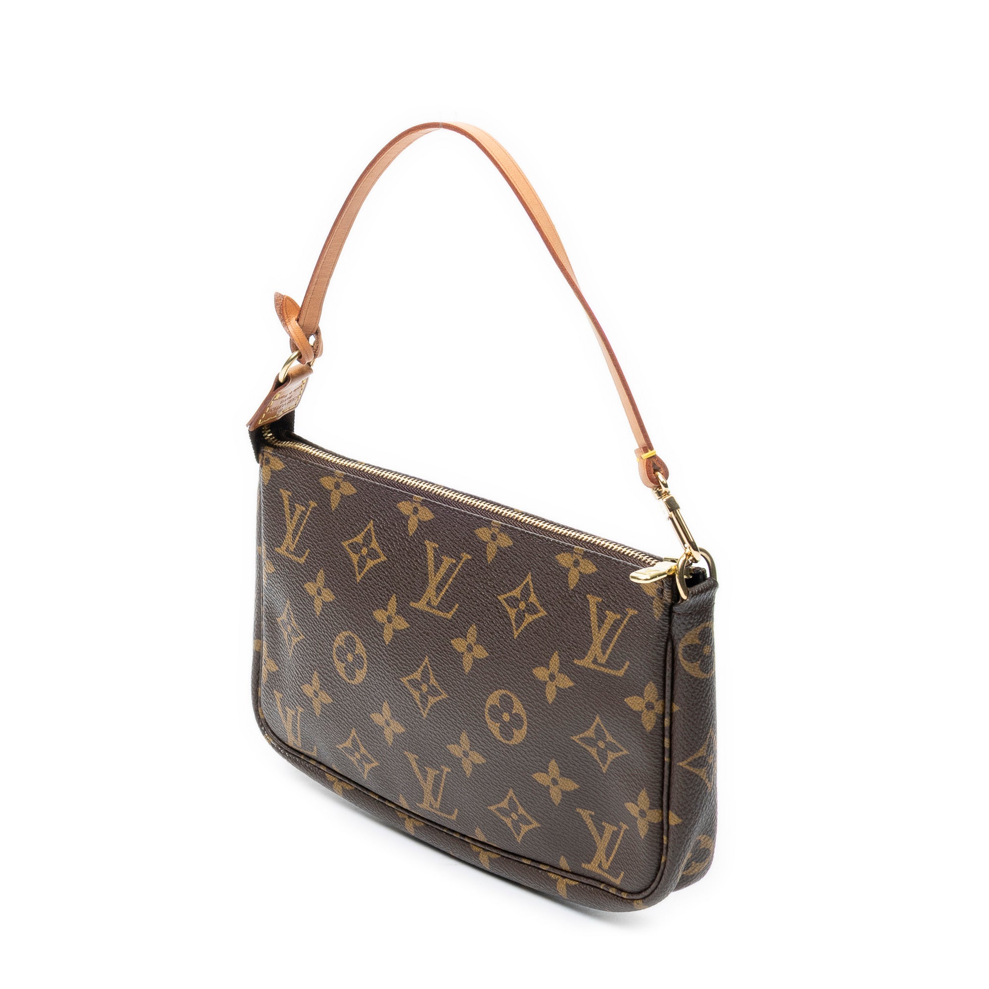 Pouch Pochette Accessoires Brown Monogram Canvas