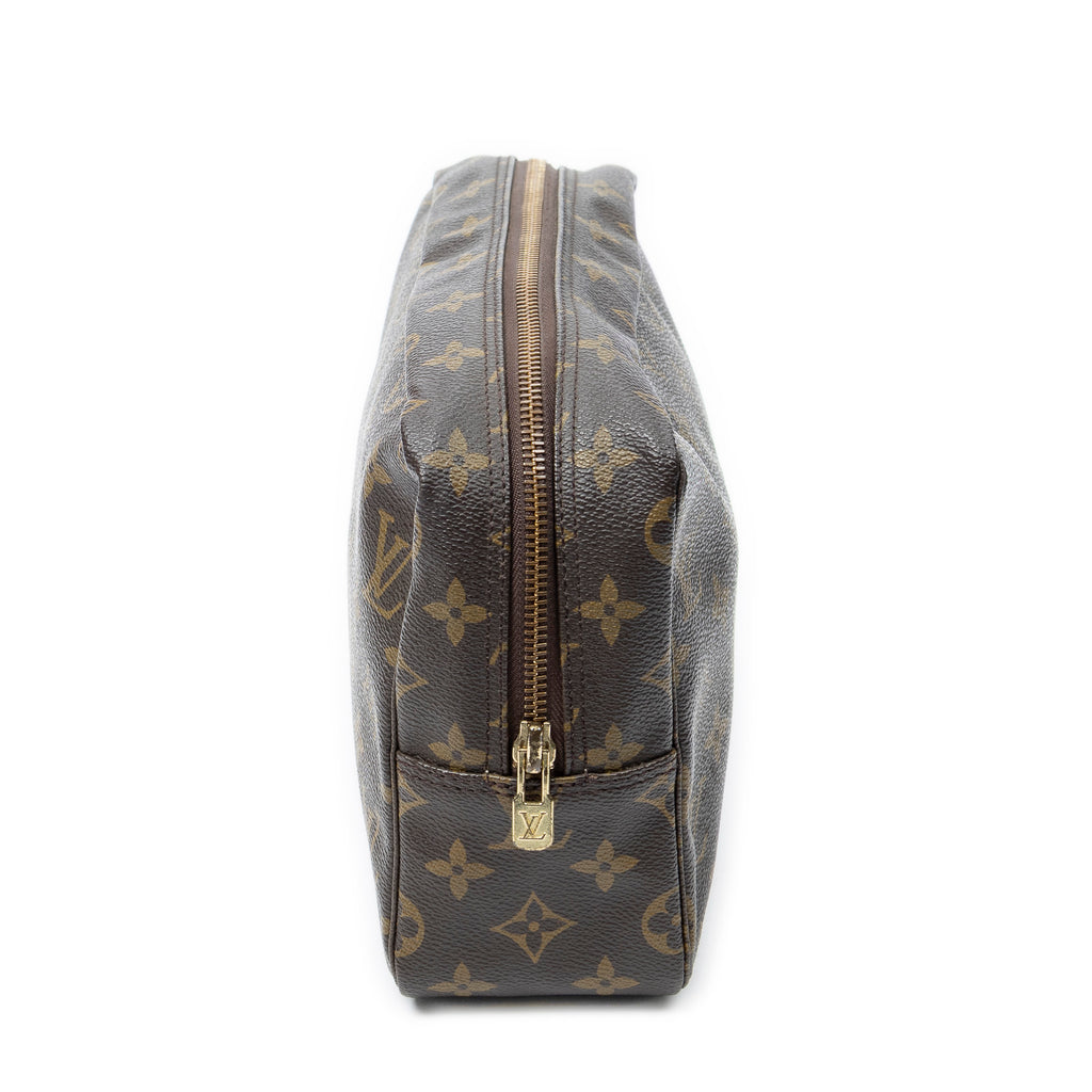 Pouch Toiletry Pouch GM Brown Monogram Canvas