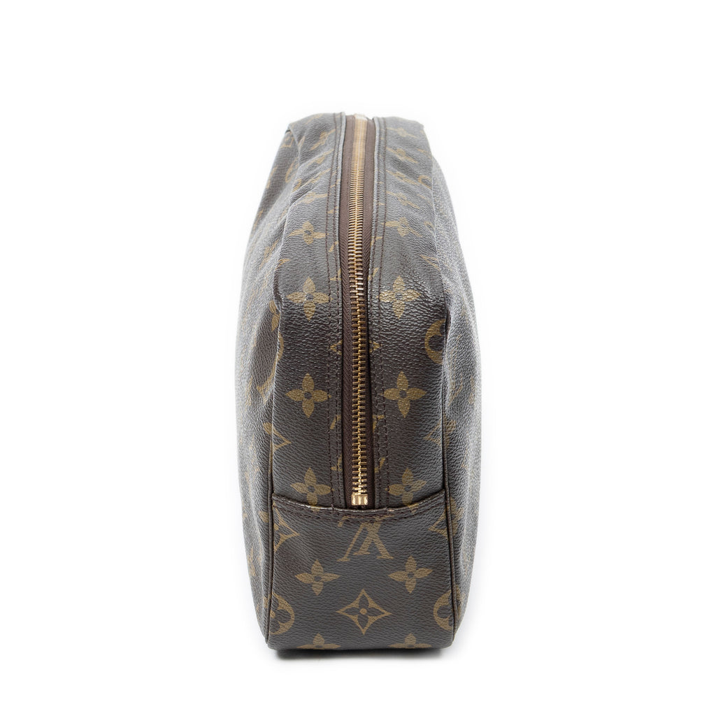 Pouch Toiletry Pouch GM Brown Monogram Canvas