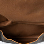 Shoulder Bag Saumur MM Brown Monogram Canvas