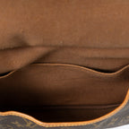 Shoulder Bag Saumur MM Brown Monogram Canvas