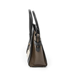 Handbag Micro Luggage Black Calfskin Leather