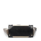Handbag Micro Luggage Black Calfskin Leather