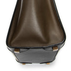 Handbag Micro Luggage Black Calfskin Leather