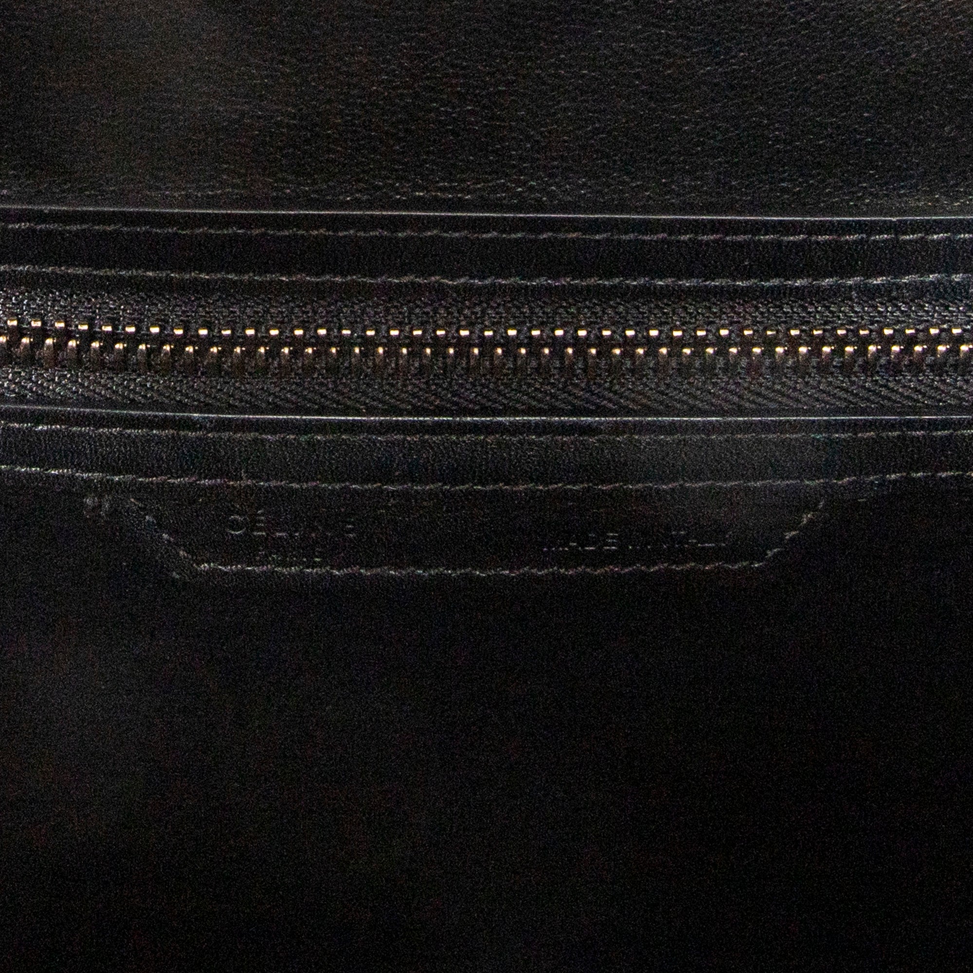 Handbag Micro Luggage Black Calfskin Leather