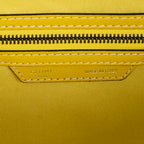 Shoulder Bag Mini Luggage Yellow Grained Calfskin Leather