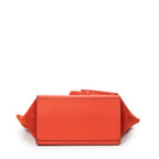 Shoulder Bag Medium Trapeze Red Grained Calfskin Leather