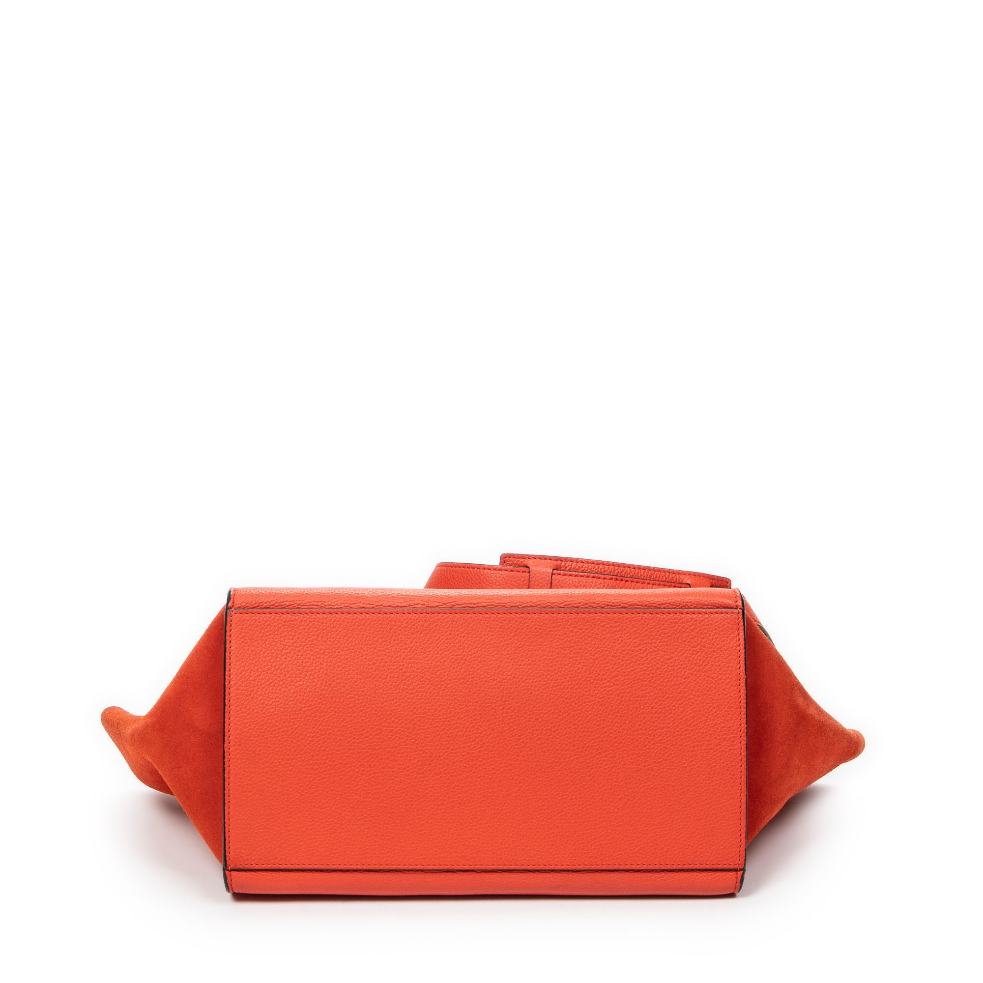 Shoulder Bag Medium Trapeze Red Grained Calfskin Leather