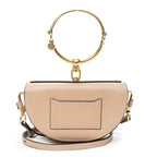 Shoulder Bag Nile Bracelet Minaudiere Light Pink Calfskin Leather