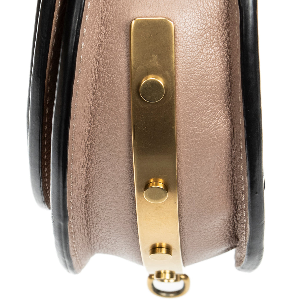 Shoulder Bag Nile Bracelet Minaudiere Light Pink Calfskin Leather