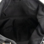 Shoulder Bag Abbey Convertible Tote Black Monogrammed Canvas