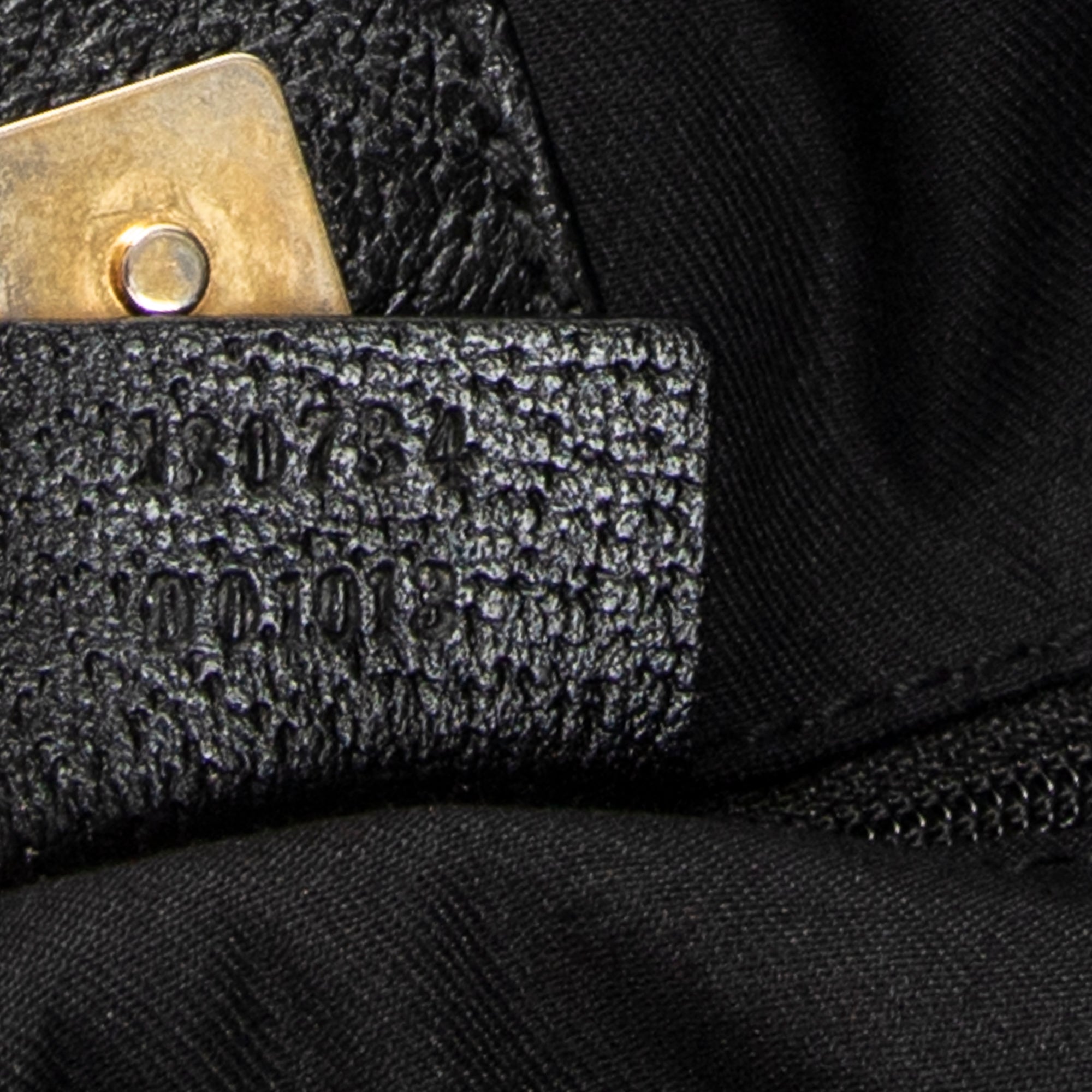 Shoulder Bag Abbey Convertible Tote Black Monogrammed Canvas