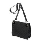 Shoulder Bag Eclipse Square Crossbody Black Monogrammed Canvas