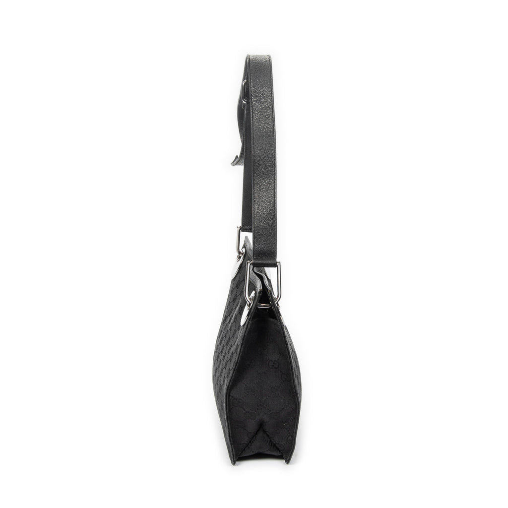 Shoulder Bag Eclipse Square Crossbody Black Monogrammed Canvas