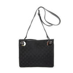 Shoulder Bag Eclipse Square Crossbody Black Monogrammed Canvas