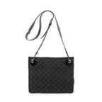 Shoulder Bag Eclipse Square Crossbody Black Monogrammed Canvas