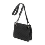 Shoulder Bag Eclipse Square Crossbody Black Monogrammed Canvas