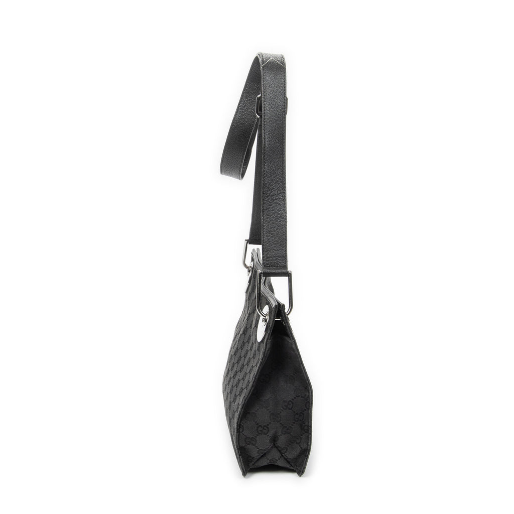 Shoulder Bag Eclipse Square Crossbody Black Monogrammed Canvas