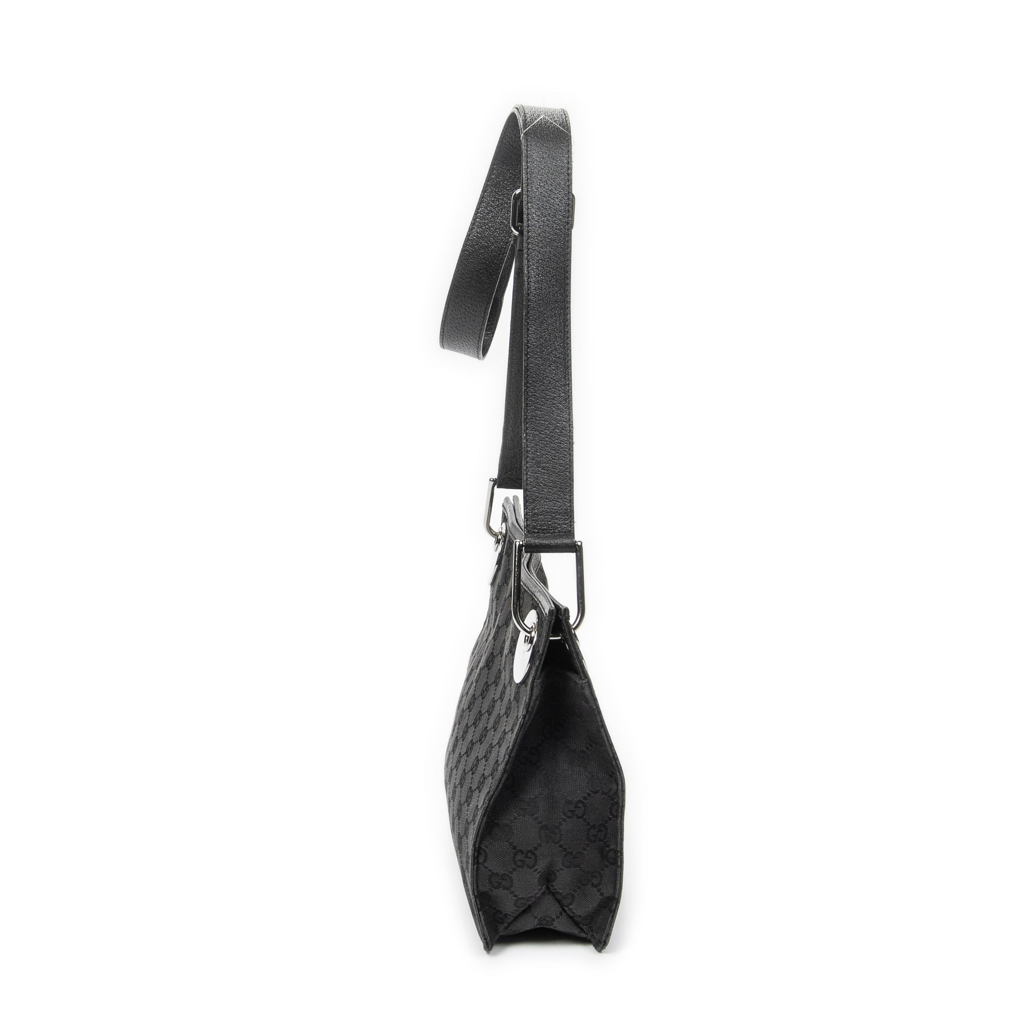Shoulder Bag Eclipse Square Crossbody Black Monogrammed Canvas