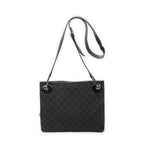Shoulder Bag Eclipse Square Crossbody Black Monogrammed Canvas