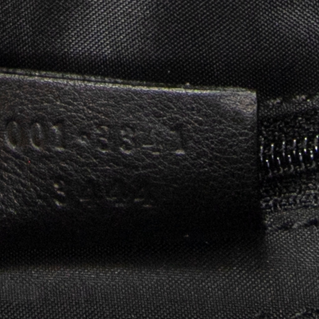 Shoulder Bag Zip Hobo Black Calfskin Leather
