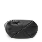 Shoulder Bag Small Greenwich Hobo Black Grained Calfskin Leather