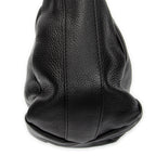 Shoulder Bag Small Greenwich Hobo Black Grained Calfskin Leather