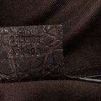 Shoulder Bag Interlocking Icon Hobo Brown Guccissima Leather