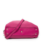 Shoulder Bag Small Bamboo Shopper Tote Magenta Grained Calfskin Leather