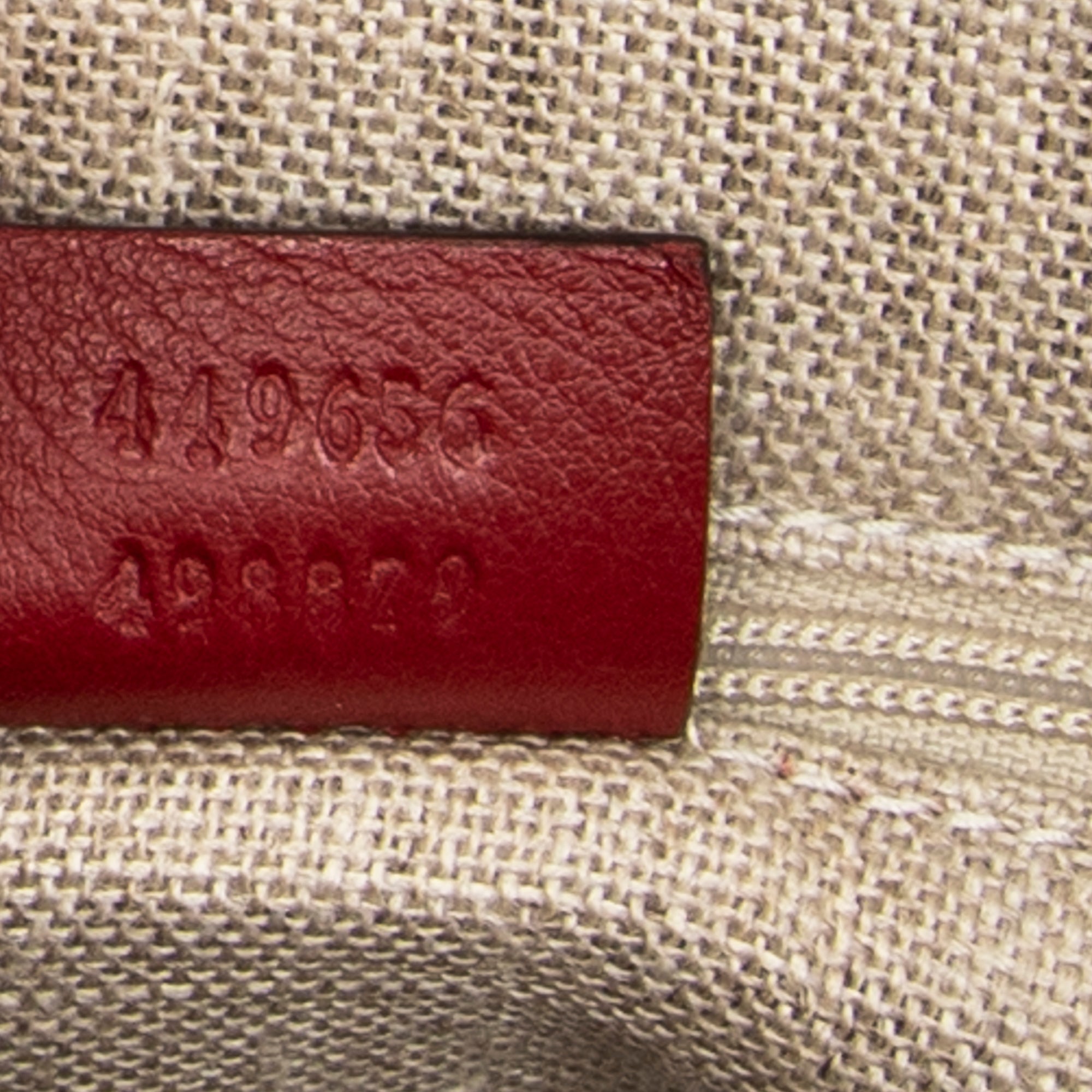 Shoulder Bag Convertible Satchel Red Microguccissima Leather