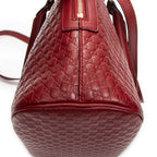Shoulder Bag Medium Dome Tote Red Microguccissima Leather
