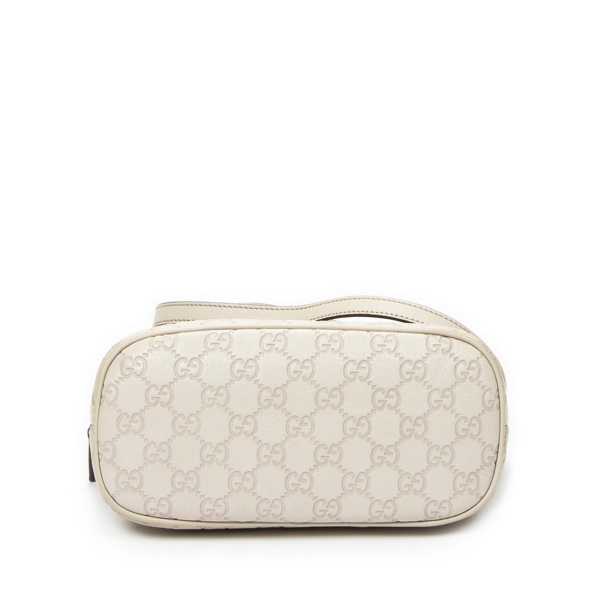 Shoulder Bag Mini Dome Crossbody Ivory Guccissima Leather