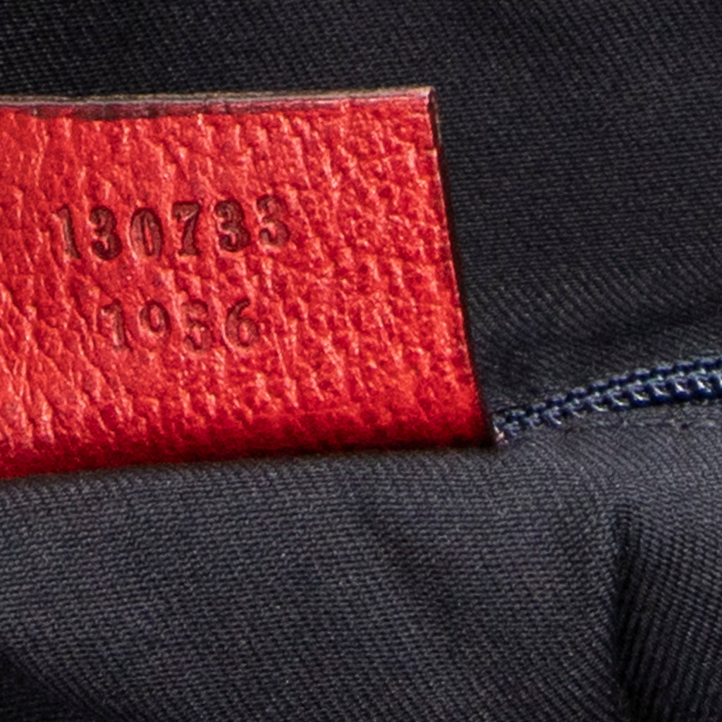 Handbag Abbey D-Ring Vertical Tote Red Monogrammed Canvas