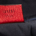 Handbag Abbey D-Ring Vertical Tote Red Monogrammed Canvas
