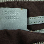 Handbag Medium Boston Light Blue Guccissima Leather