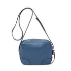 Shoulder Bag Mini Bree Crossbody Blue Microguccissima Leather