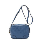 Shoulder Bag Mini Bree Crossbody Blue Microguccissima Leather