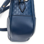 Shoulder Bag Mini Bree Crossbody Blue Microguccissima Leather